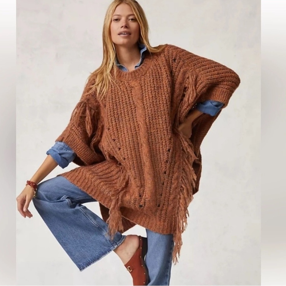 NWOT Anthropologie fringe shawl